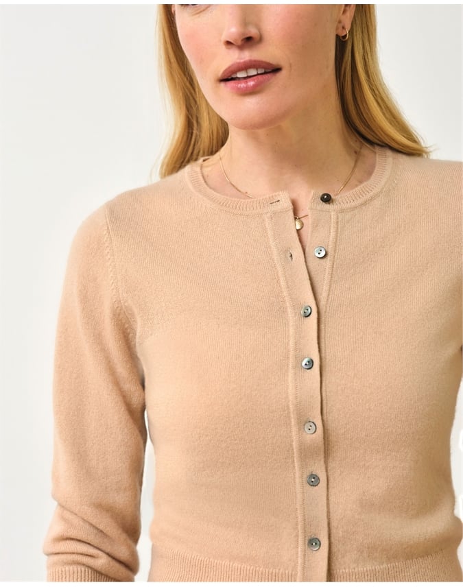 Cashmere Cropped Cardigan
