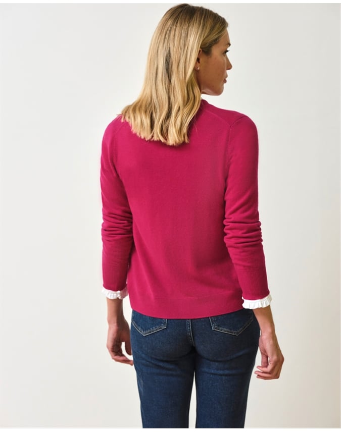 Cashmere V Neck Cardigan