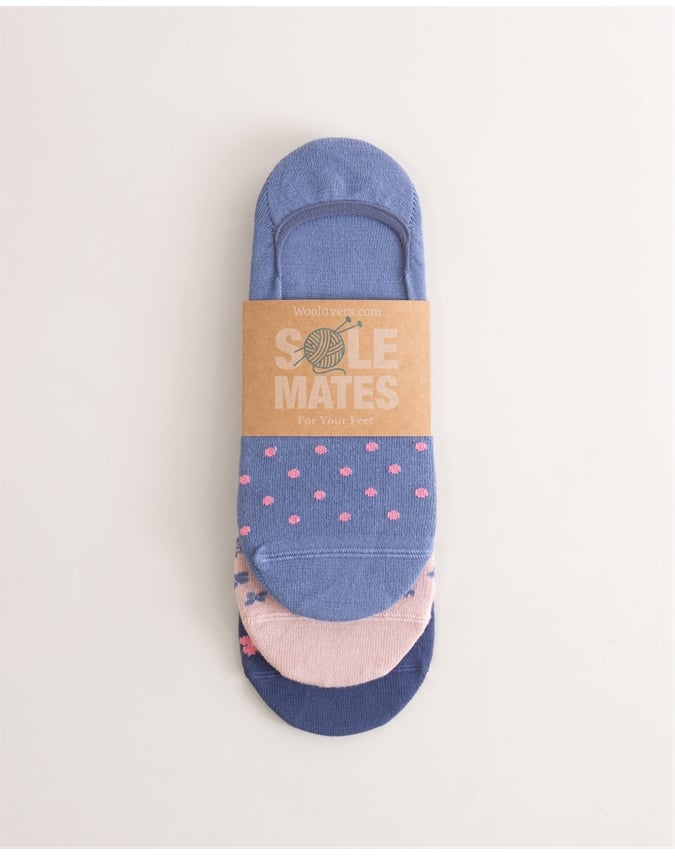 Womens Bamboo Footsie 3 Pack