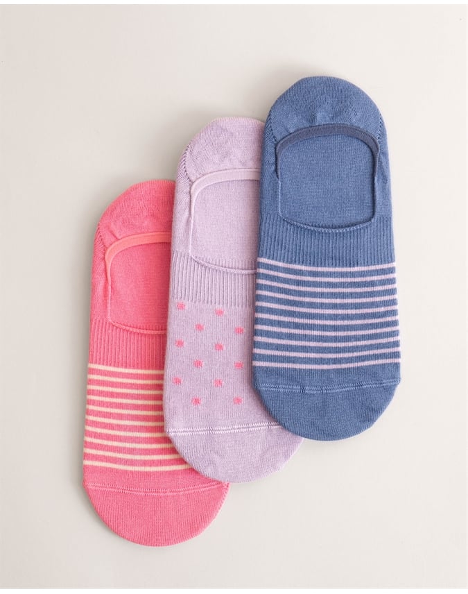 Womens Bamboo Footsie 3 Pack