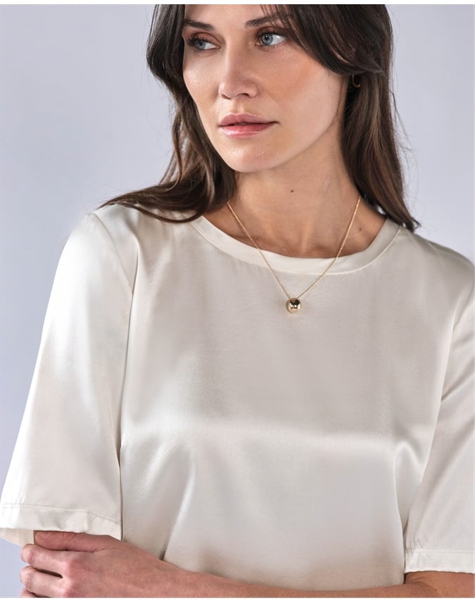 Silk Front T Shirt