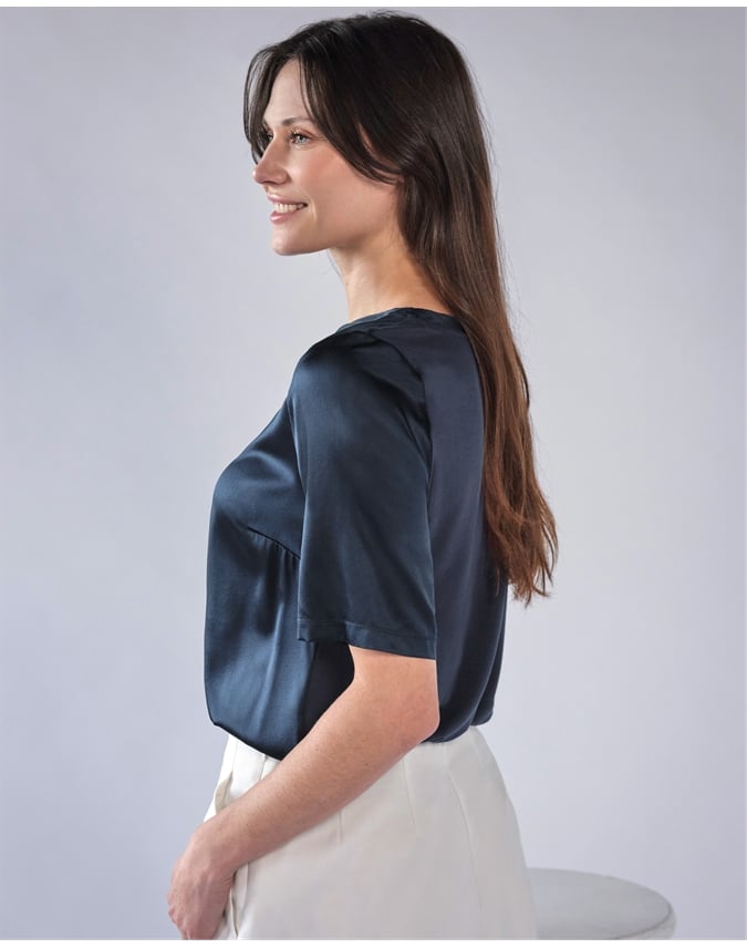 Silk Front T Shirt