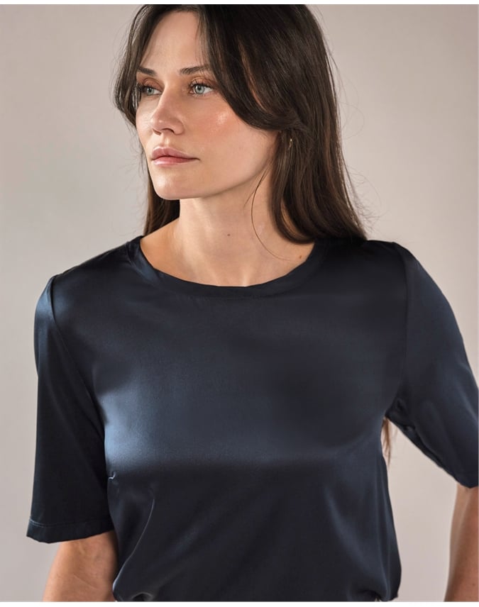 Silk Front T Shirt