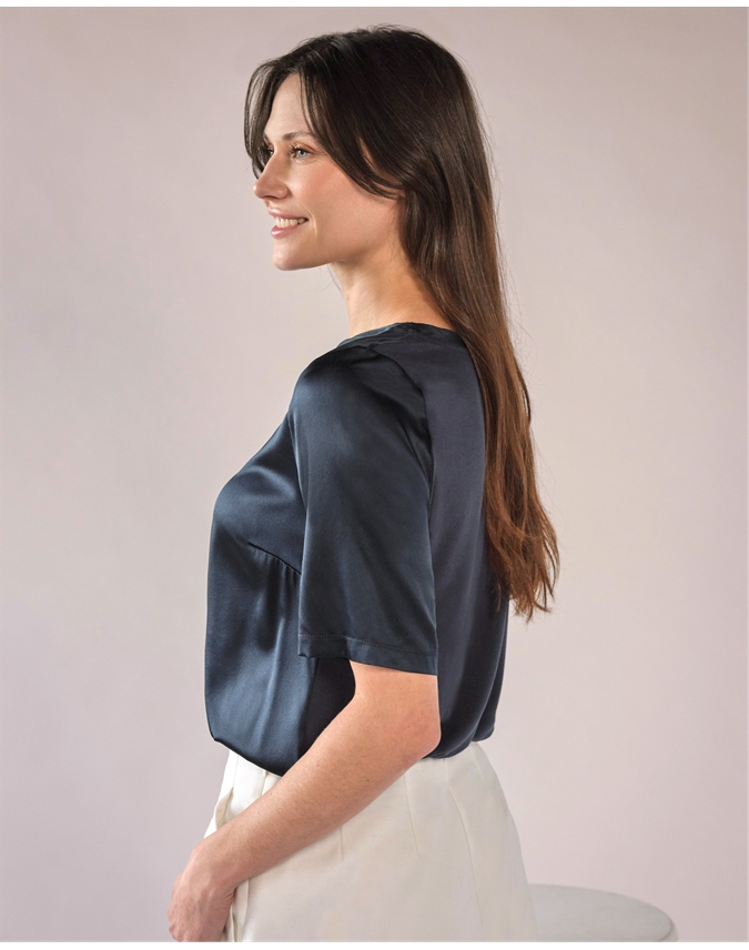 Silk Front T Shirt