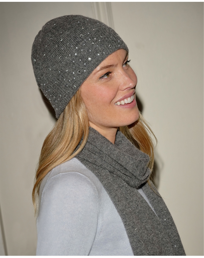 Lambswool Crystal Hat