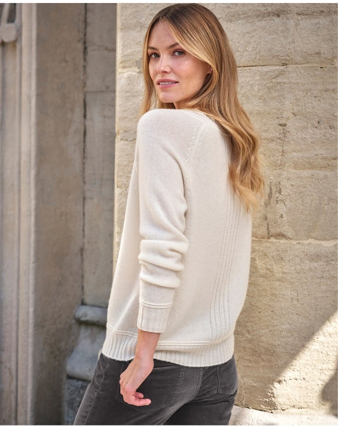 Cashmere Lofty Raglan Sleeve Jumper