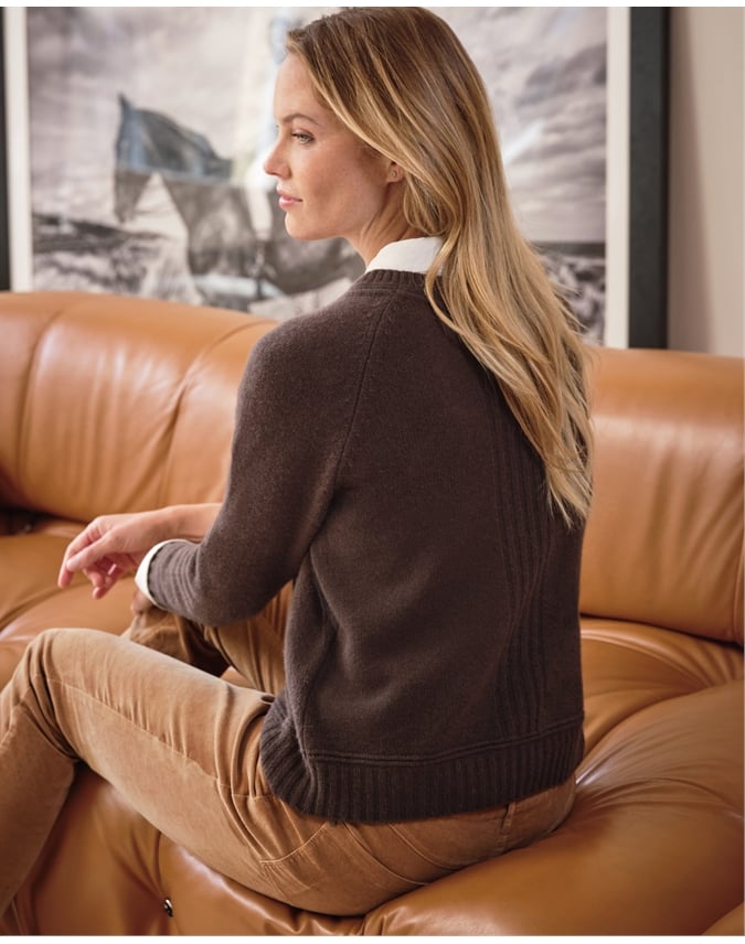Cashmere Lofty Raglan Sleeve Sweater