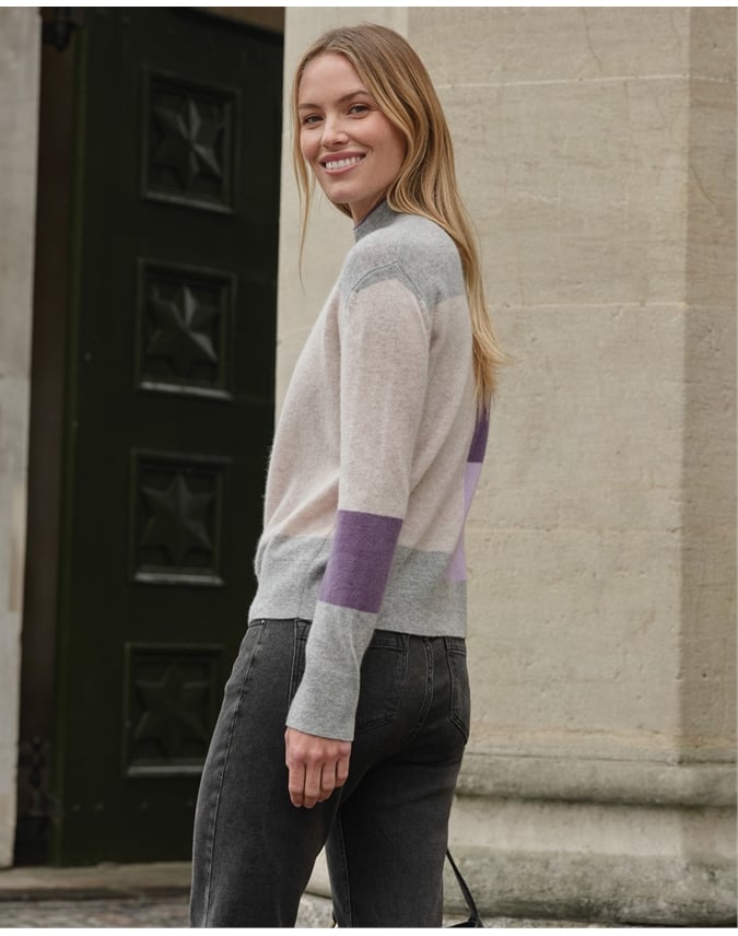 Gassato Color Block Sweater