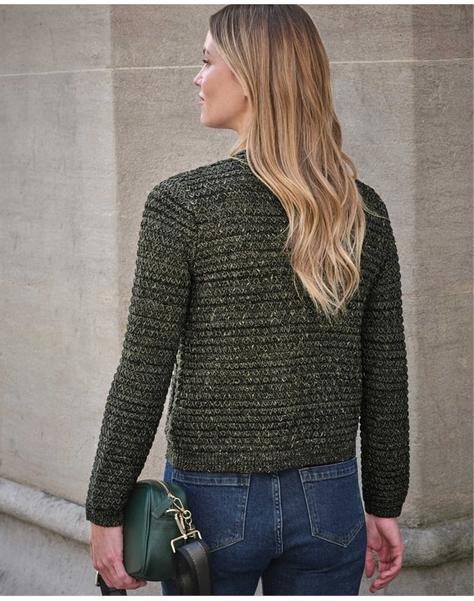 Cotton Metallic Blend Jacket