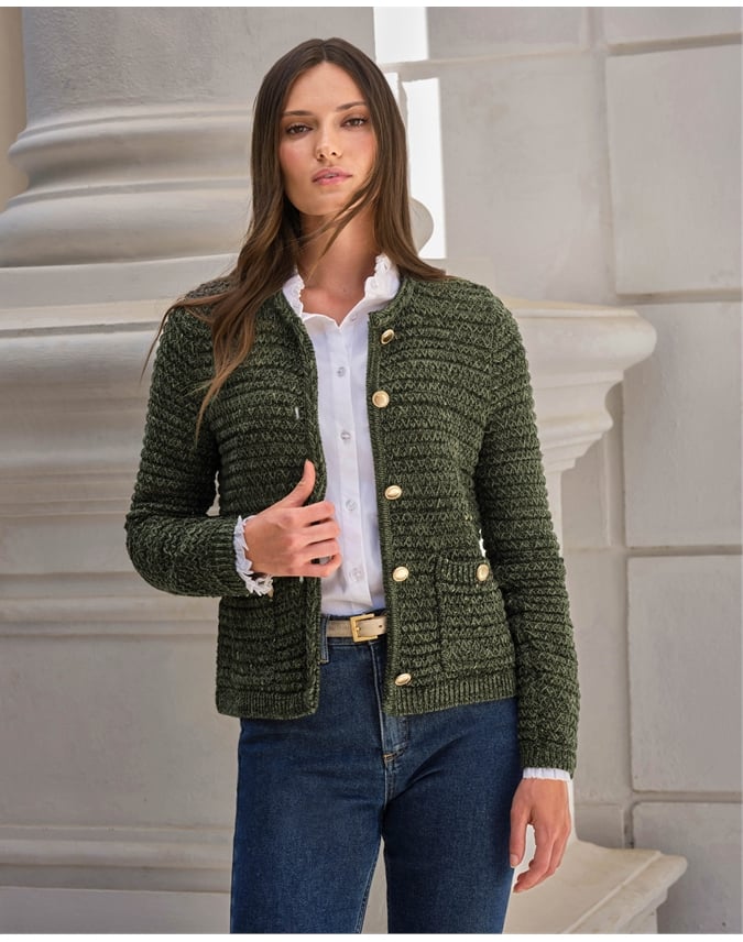 Cotton Metallic Blend Jacket