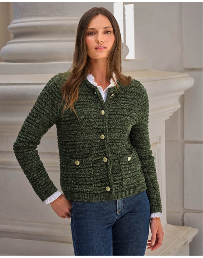 Cotton Metallic Blend Jacket