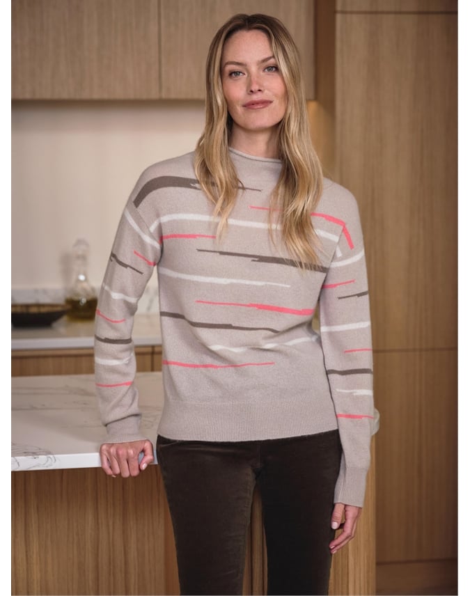 Gassato 1/2 Stripe Sweater