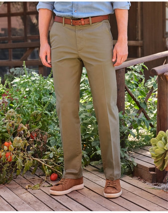 Leo Cotton Stretch Chino