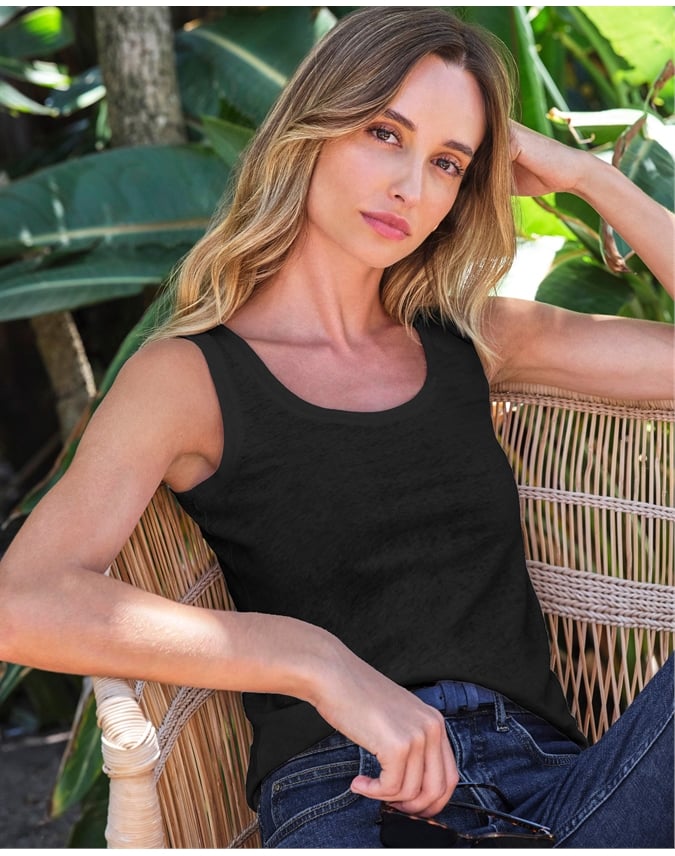 Luxury Linen Jersey Vest