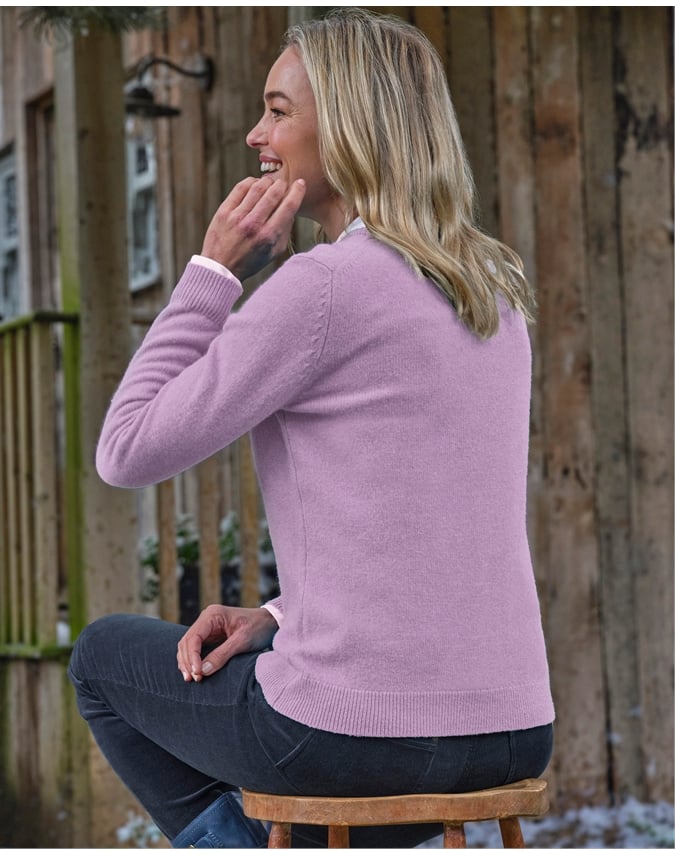 Womens Lambswool Crew