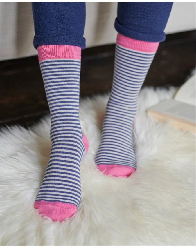 Womens Bamboo Stripe Sock