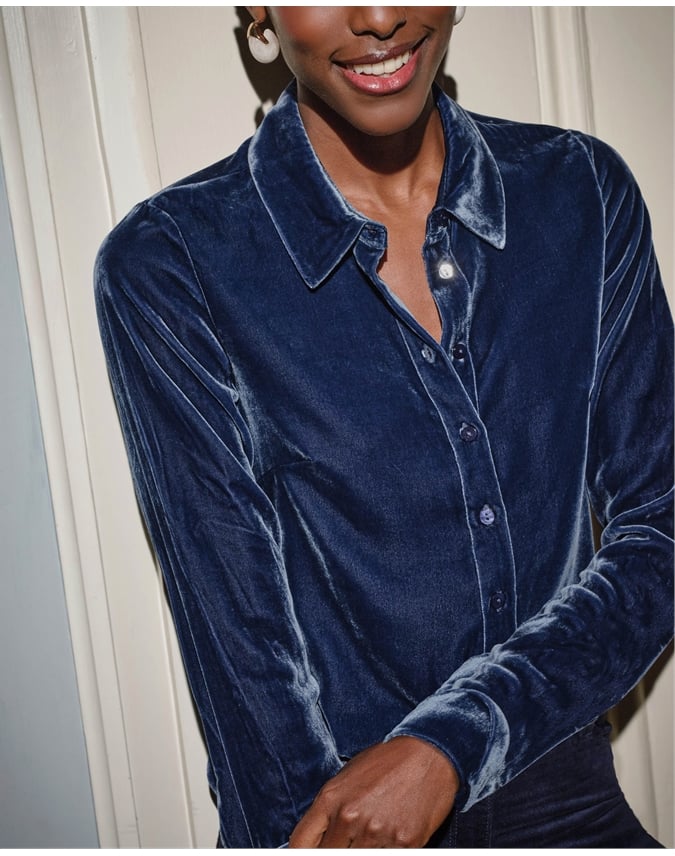 Velvet Silk Shirt