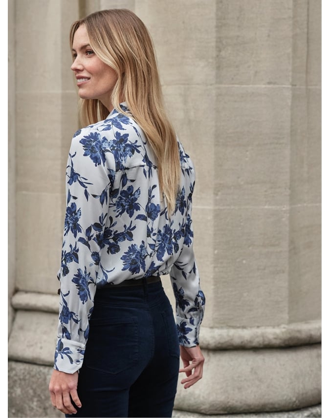 Sand Washed Pure Silk Satin Blouse