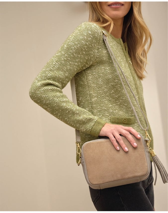 Soft Leather Bag With Tassel