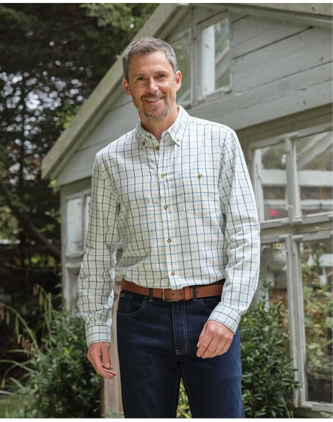 Check Classic Fit Cotton Shirt
