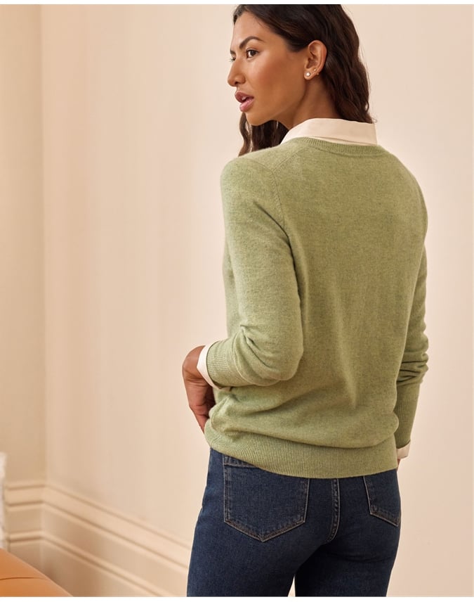 Cashmere V Neck Sweater