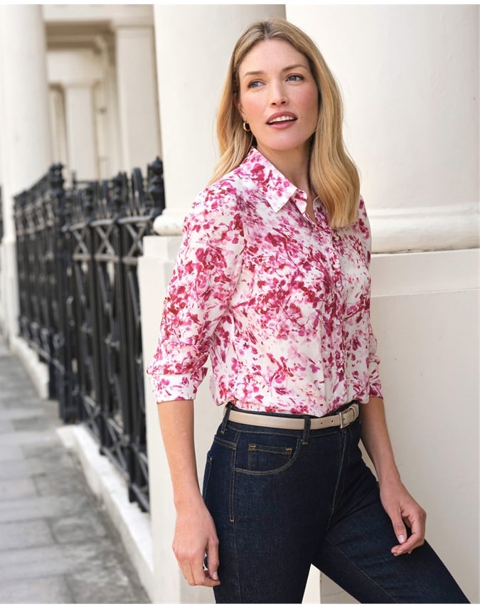 Pure Washed Silk Shirt