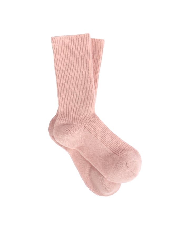 Ribbed Cashmere Socks