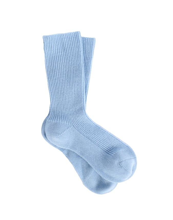 Ribbed Cashmere Socks
