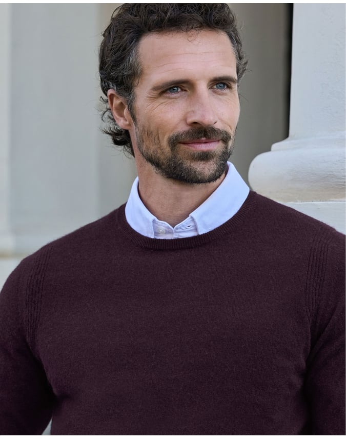 Mens Cashmere Crew Sweater