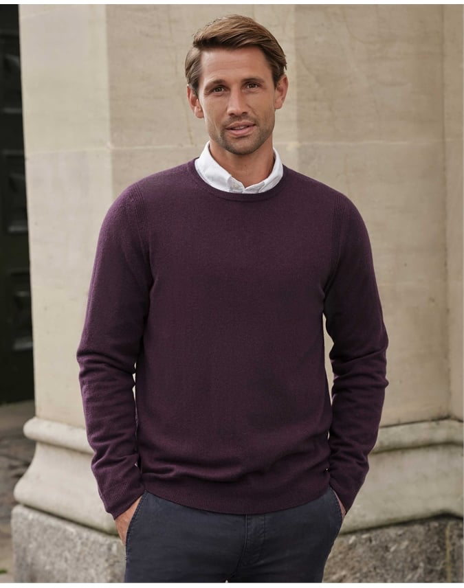Mens Cashmere Crew Sweater