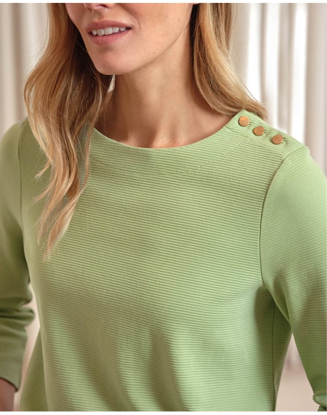 Button Shoulder Ottoman Top