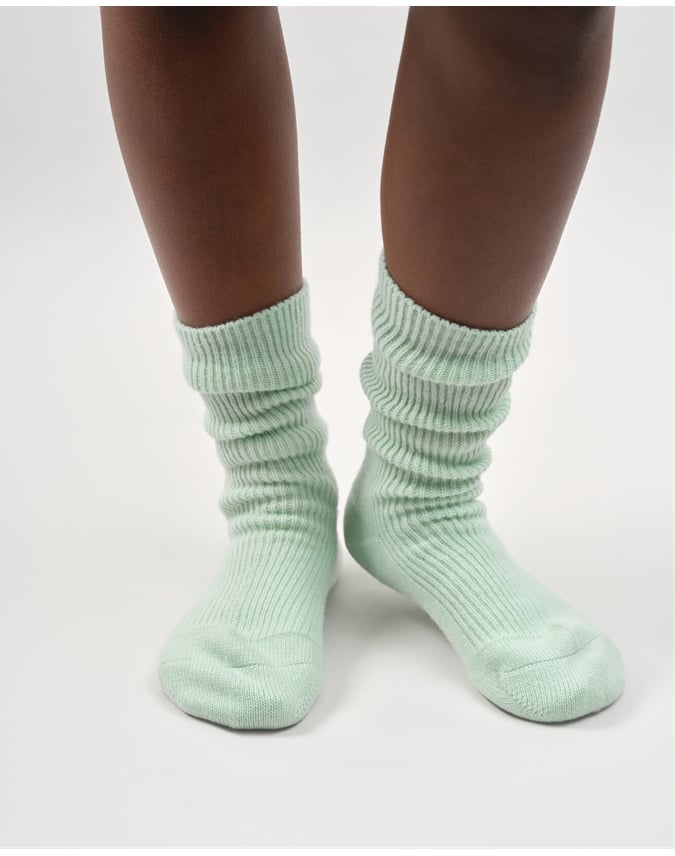 Ribbed Cashmere Socks
