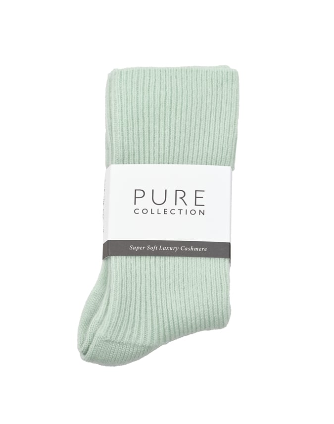 Ribbed Cashmere Socks