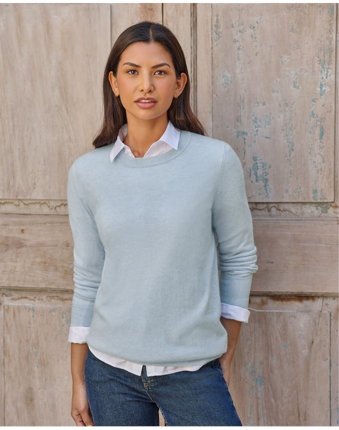 Womens Cashmere Boyfriend Sweater