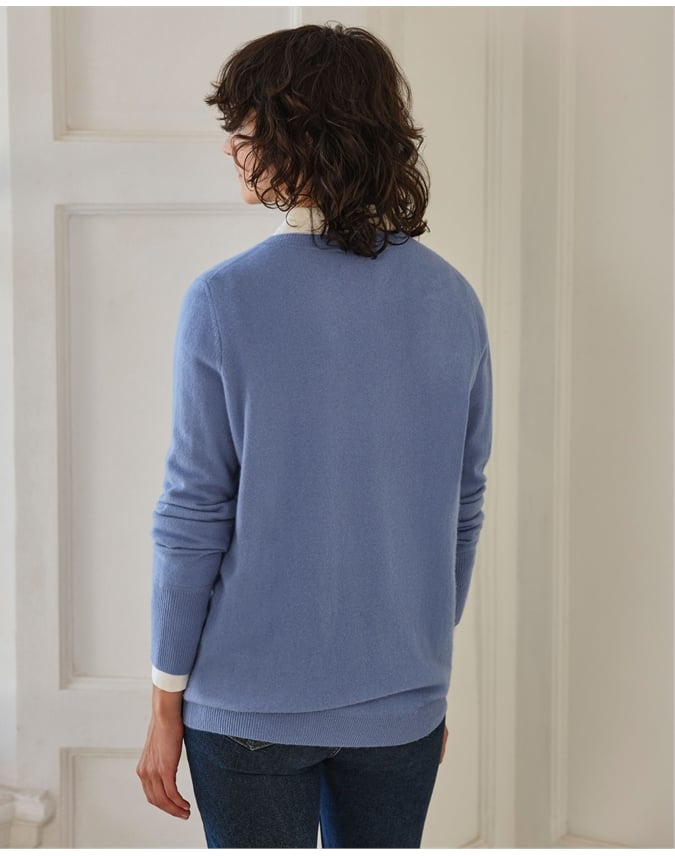 Womens Cashmere Boyfriend Sweater