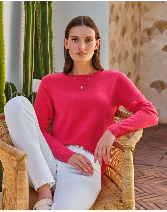 Cashmere Crew Neck Sweater