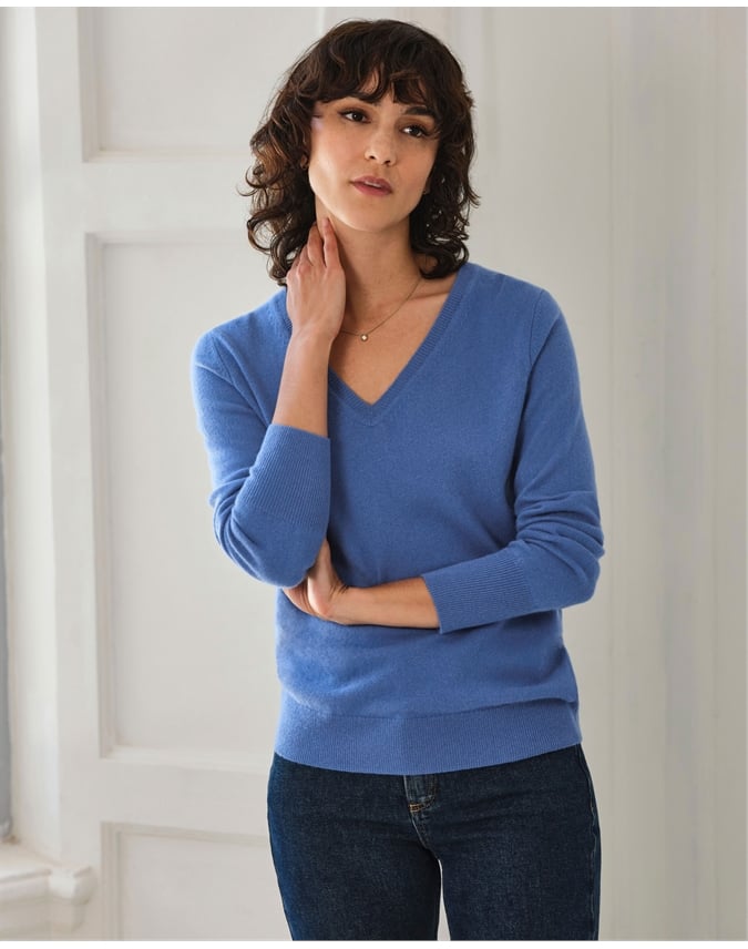 Cashmere V Neck Sweater