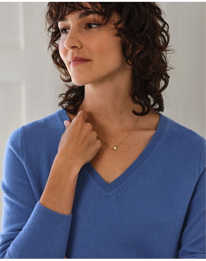 Cashmere V Neck Sweater