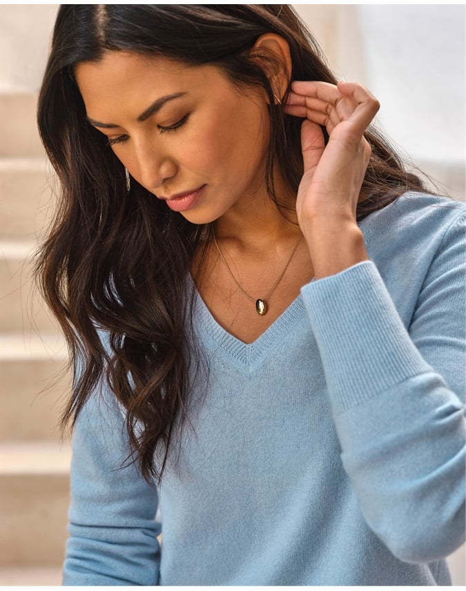 Cashmere V Neck Sweater