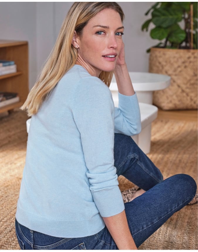 Cashmere V Neck Sweater