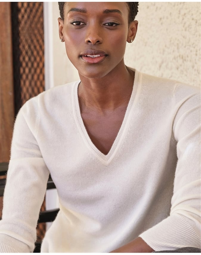 Cashmere V Neck Sweater