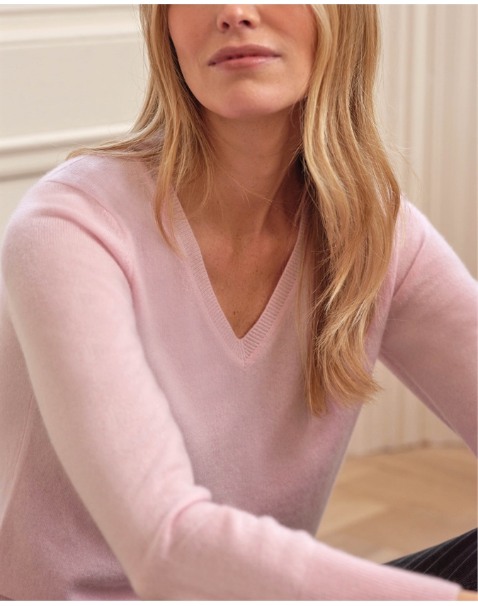 Cashmere V Neck Sweater