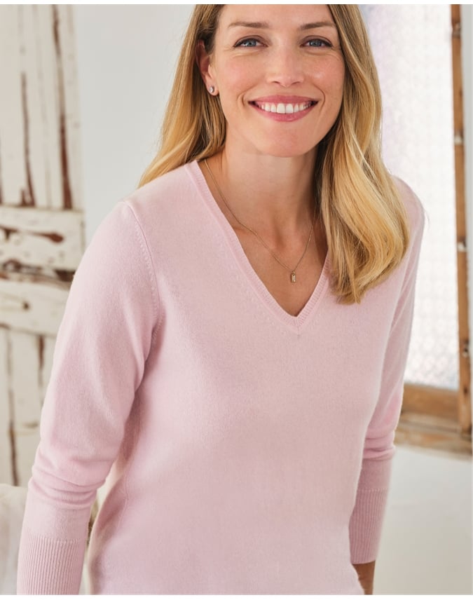 Cashmere V Neck Sweater