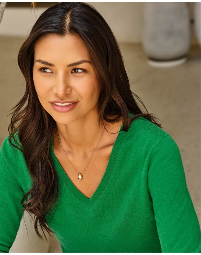 Cashmere V Neck Sweater