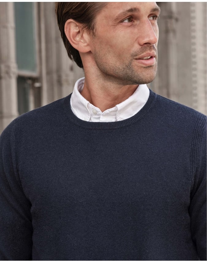 Mens Cashmere Crew Sweater