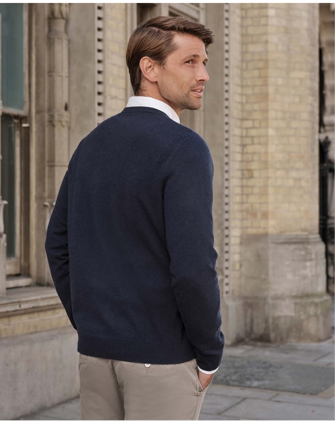 Mens Cashmere Crew Sweater