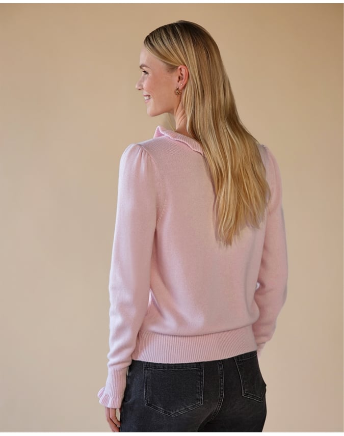 Cashmere Frill Sweater
