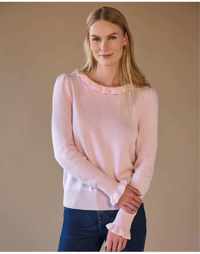 Cashmere Frill Sweater