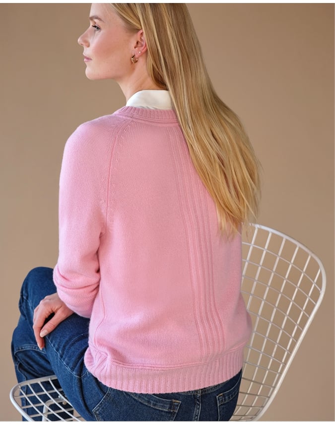 Cashmere Lofty Raglan Sleeve Sweater