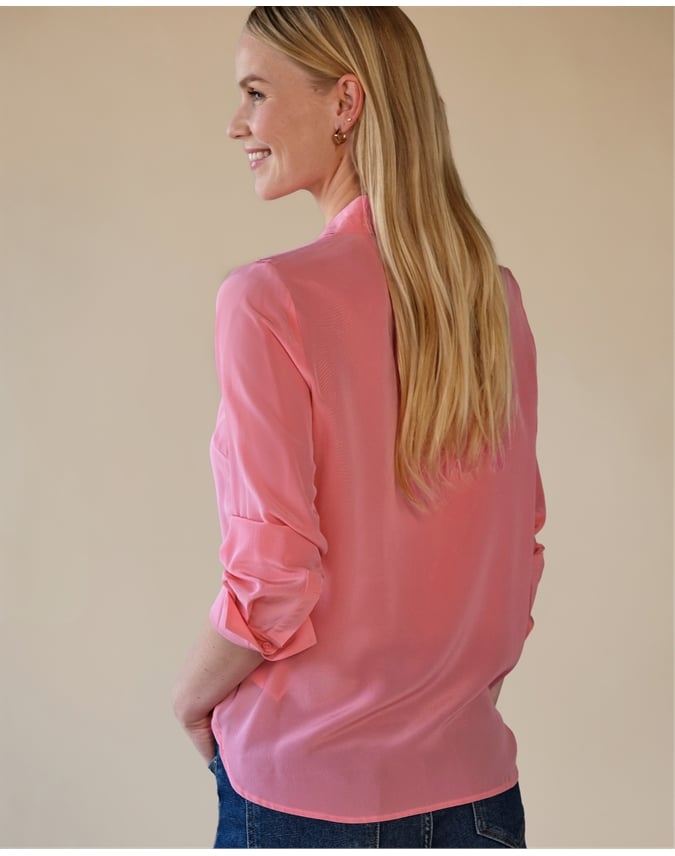 Pure Washed Silk Shirt